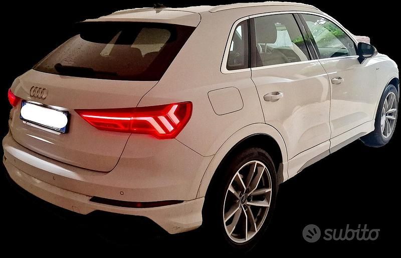Bianco Usata 2019 Audi Q3 S-Line SUV | 26.500 € (Buon prezzo) - Immagine 1/4