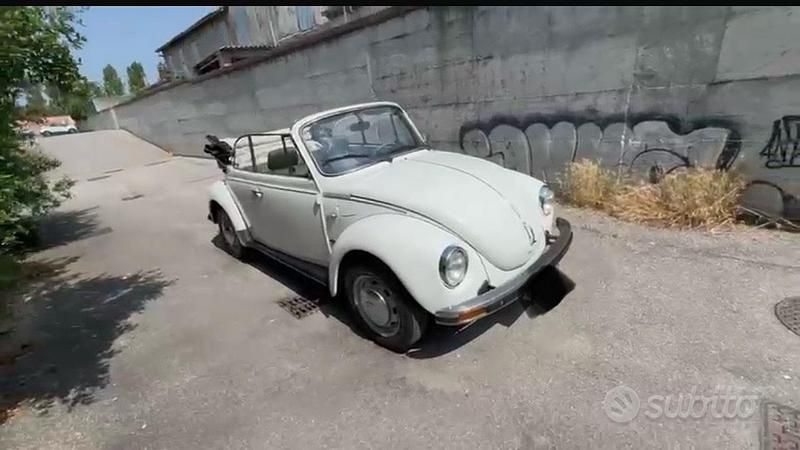Usata VW Beetle Cabriolet 1970 Bianco Cabrio