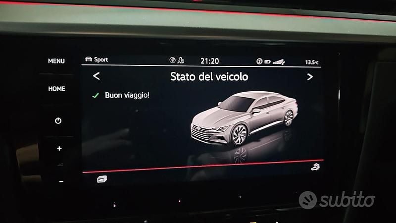 Usata VW Arteon R-line 200 CV (147 kW) 2021 Grigio Berlina