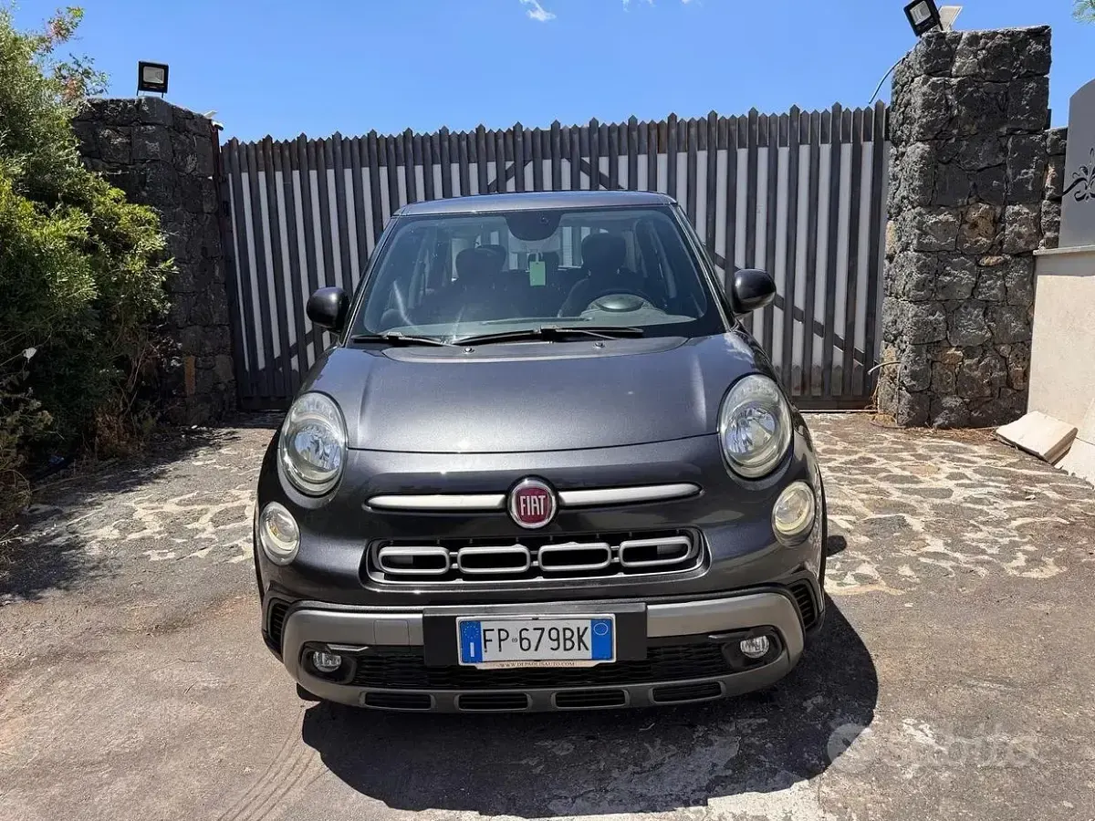 Usata Fiat 500L Cross 95 CV (69 kW) 2018 Grigio Monovolume