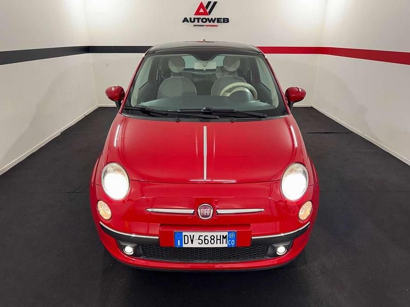 Usata Fiat 500 Lounge 69 CV (50 kW) 2009 Rosso Cabrio