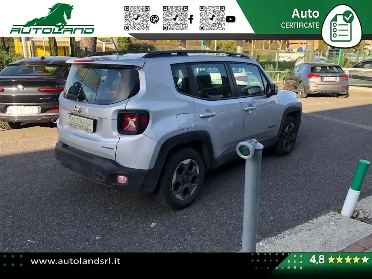 Usata Jeep Renegade 105 CV (77 kW) 2017 Argento SUV