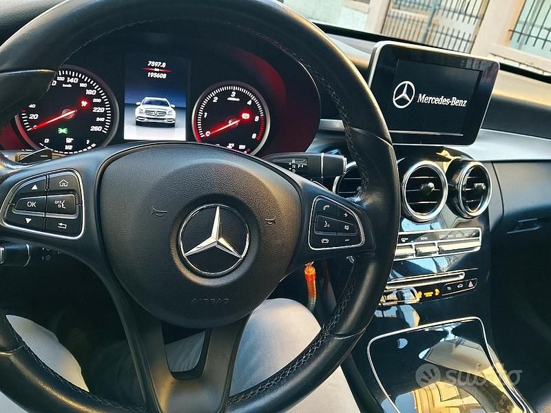 Usata Mercedes C200 2018 Bianco Station wagon