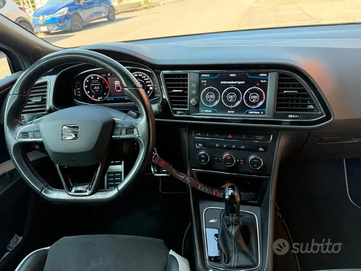Usata Seat Leon CUPRA 290 CV (213 kW) 2016 Nero Coupé