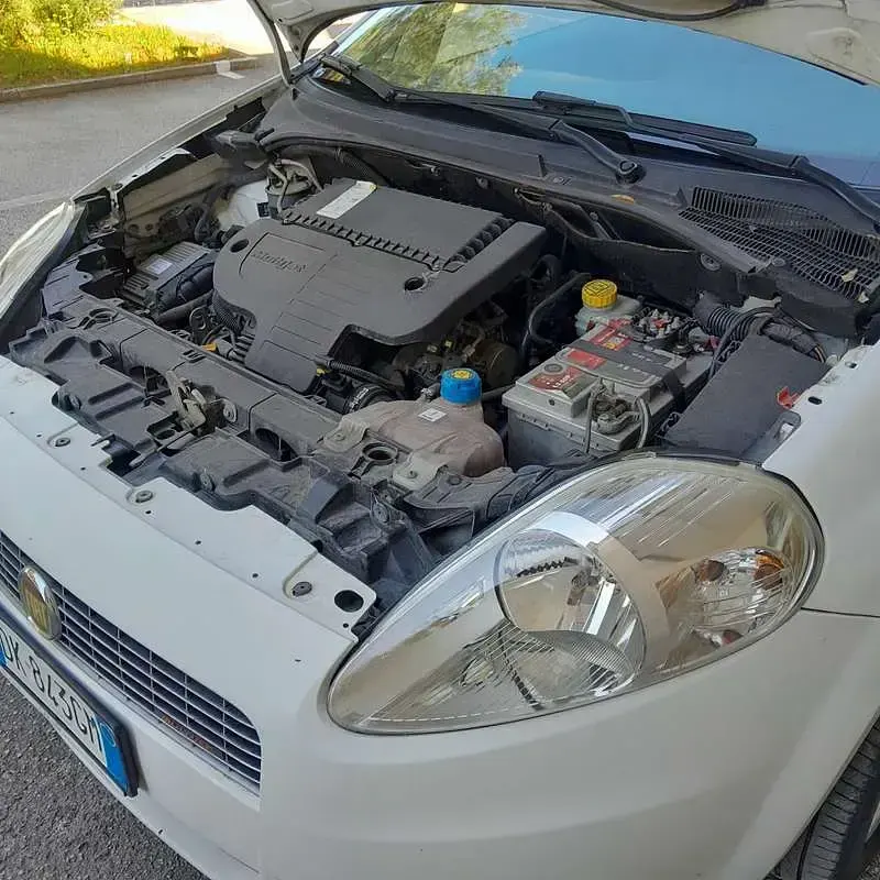 Usata Fiat Grande Punto Dynamic 90 CV (66 kW) 2007 Bianco Utilitaria