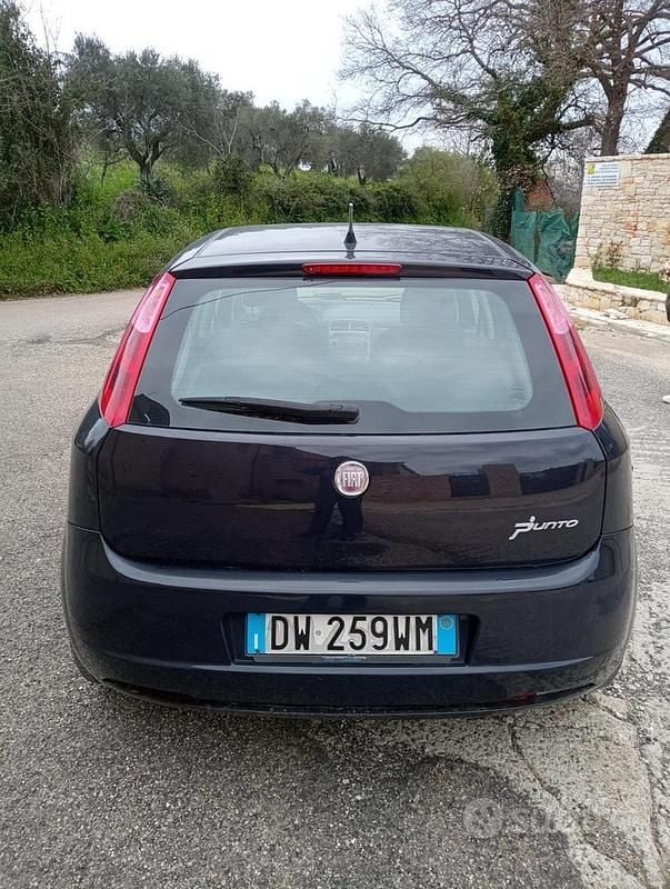 Brugt Fiat Grande Punto 77 HK (56 kW) 2009 Blå Hatchback