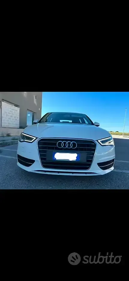 Usata Audi A3 2015 Bianco Berlina