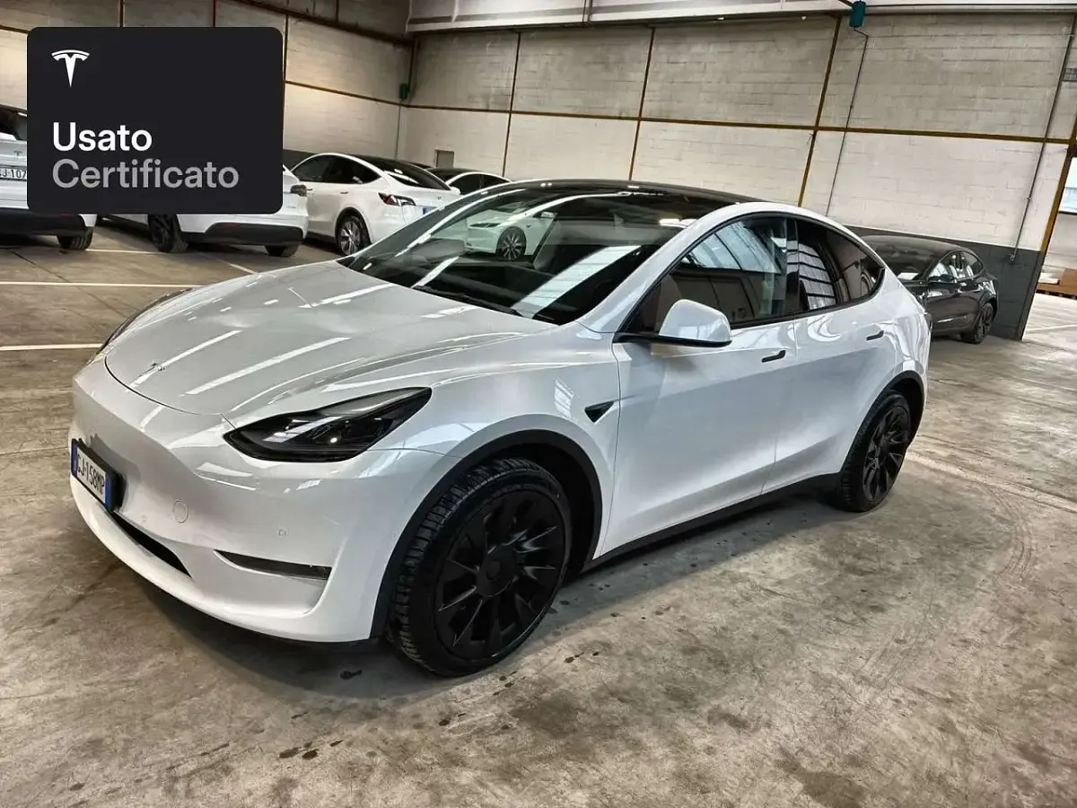 Usata Tesla Model Y Long Range AWD 258 kW (351 CV) 2022 Pearl white multicoat SUV