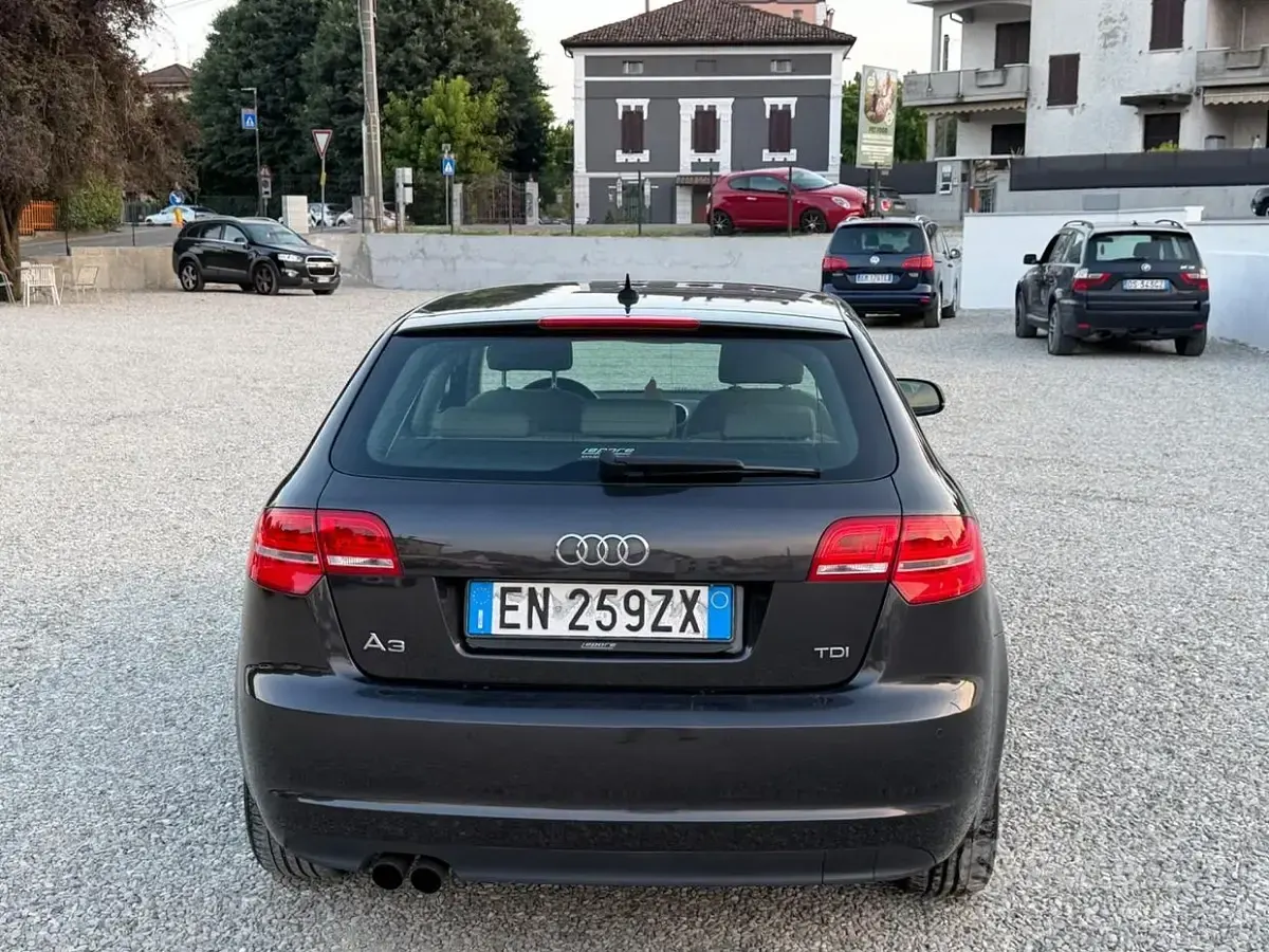 Usata Audi A3 Attraction 170 CV (125 kW) 2012 Nero Utilitaria