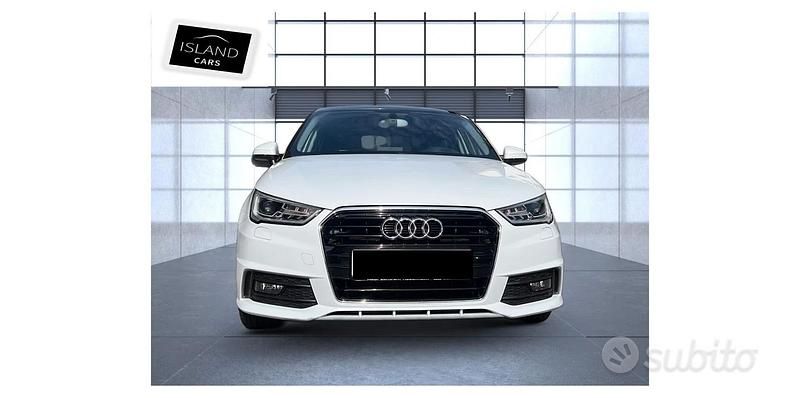 Usata Audi A1 S-Line 125 CV (91 kW) 2017 Bianco Berlina