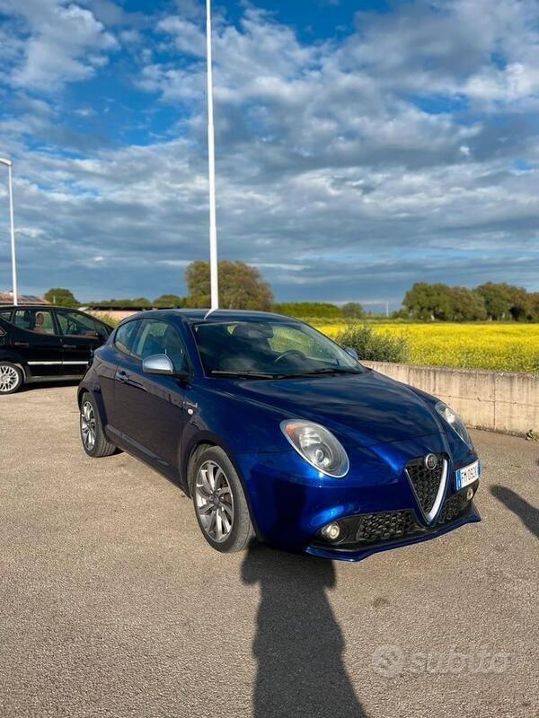 Usata Alfa Romeo MiTo 95 CV (69 kW) 2017 Blu Utilitaria