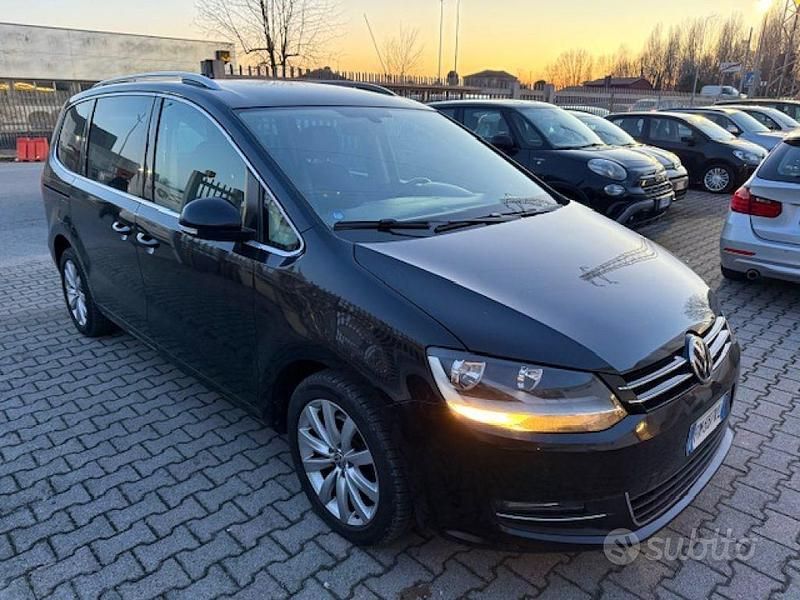 Usata VW Sharan Highline 150 CV (110 kW) 2018 Nero Monovolume