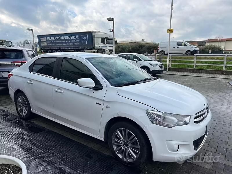 Usata Citroën C-Elysee I Exclusive 82 CV (60 kW) 2016 Bianco Berlina