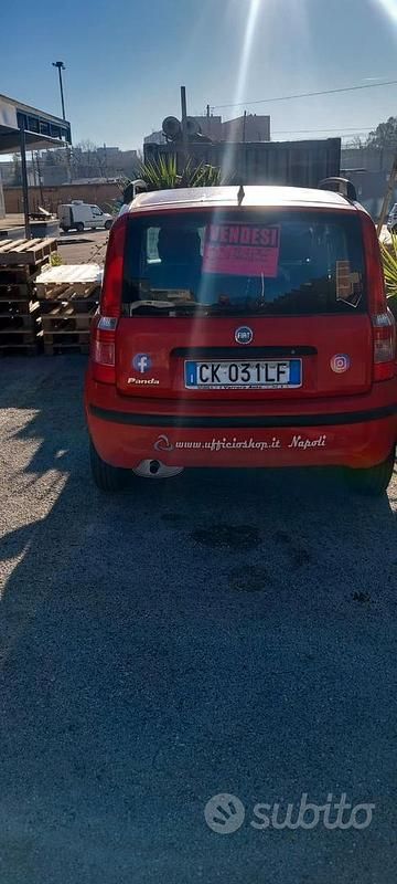 Usata Fiat Panda 60 CV (44 kW) 2003 Rosso Berlina