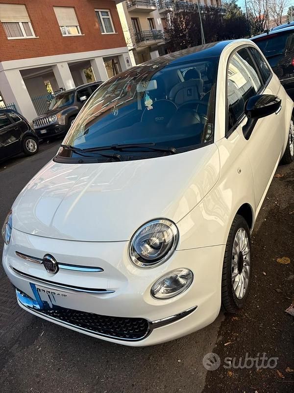 Usata Fiat 500 Lounge 69 CV (50 kW) 2018 Bianco Utilitaria