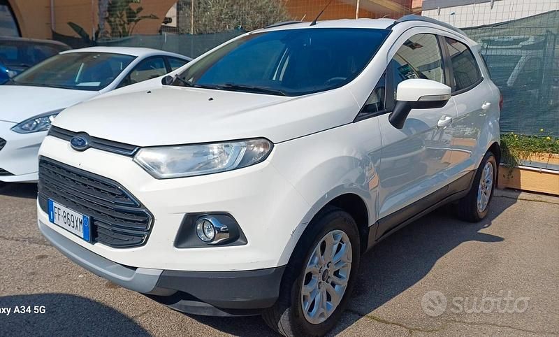 Usata Ford Ecosport Titanium 95 CV (69 kW) 2017 Bianco SUV