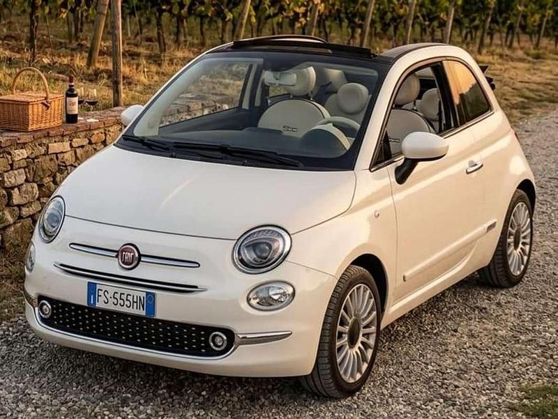 Usata Fiat 500C Lounge 86 CV (63 kW) 2018 Bianco Cabrio