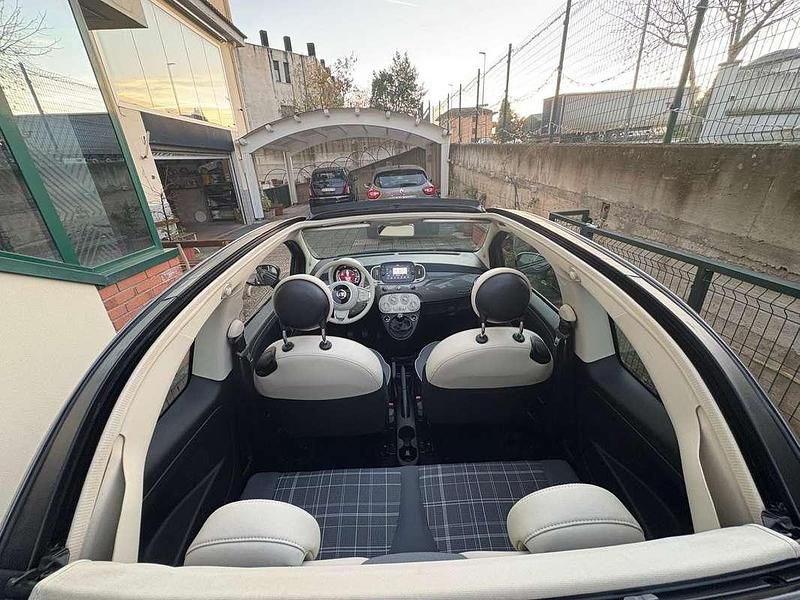 Usata Fiat 500C Mirror 69 CV (50 kW) 2019 Grigio Cabrio