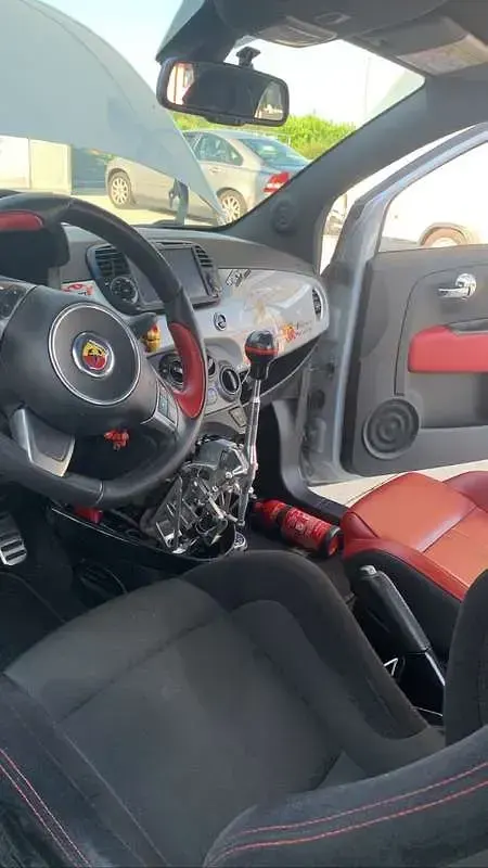 Usata Abarth 500 Custom 135 CV (99 kW) 2014 Grigio Utilitaria