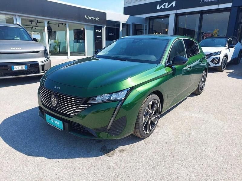 Nuova Peugeot 308 Allure 136 CV (100 kW) 2025 Verde Berlina