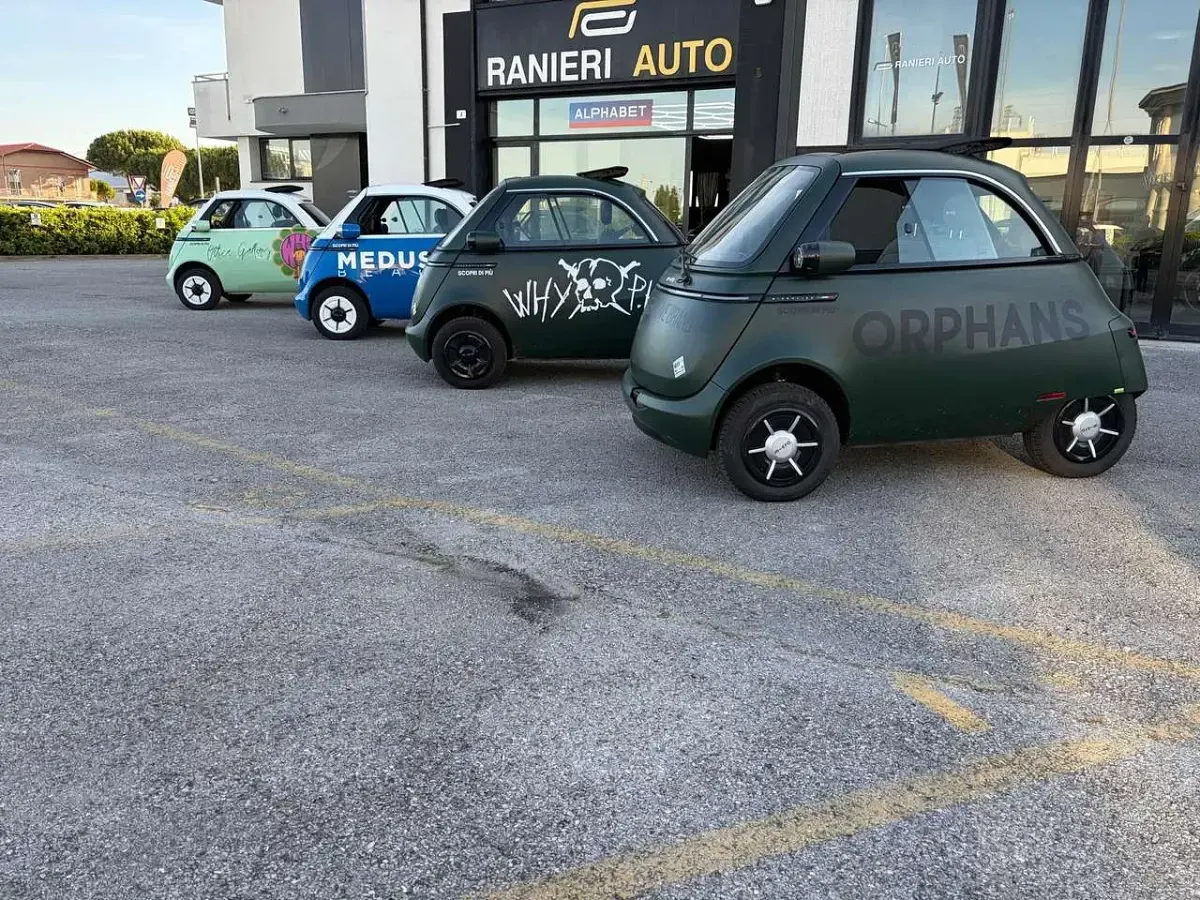 Usata Micro Microlino 11 kW (16 CV) 2024 Verde Utilitaria