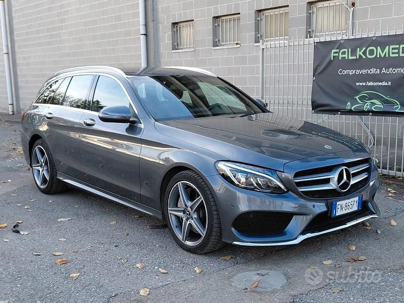 Usata Mercedes C250 Premium 204 CV (150 kW) 2018 Grigio Station wagon