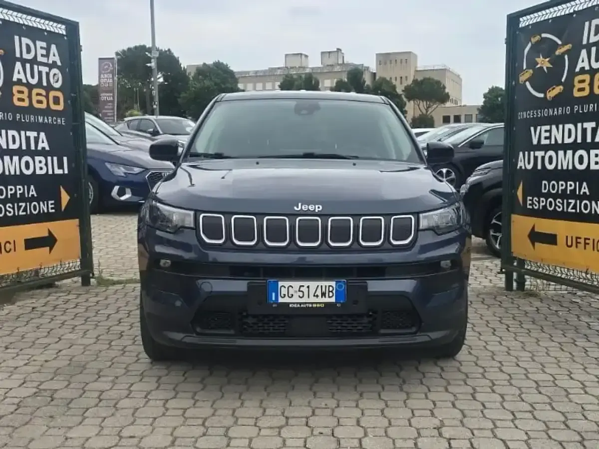 Usata Jeep Compass Longitude 131 CV (96 kW) 2021 Blu/azzurro SUV
