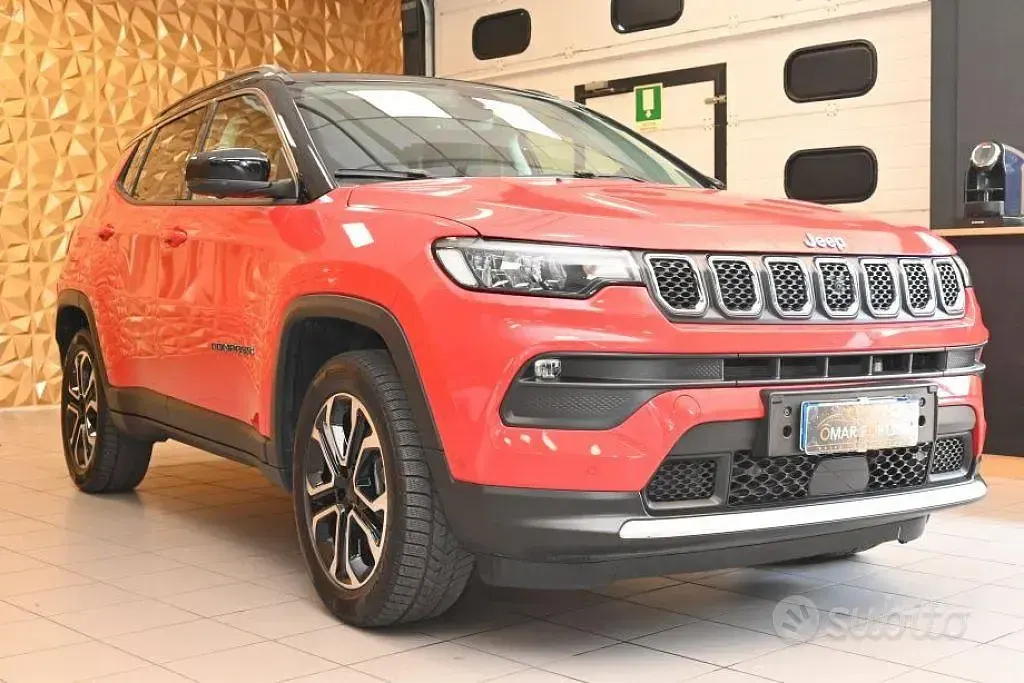 Usata Jeep Compass Limited 190 CV (139 kW) 2022 Rosso SUV