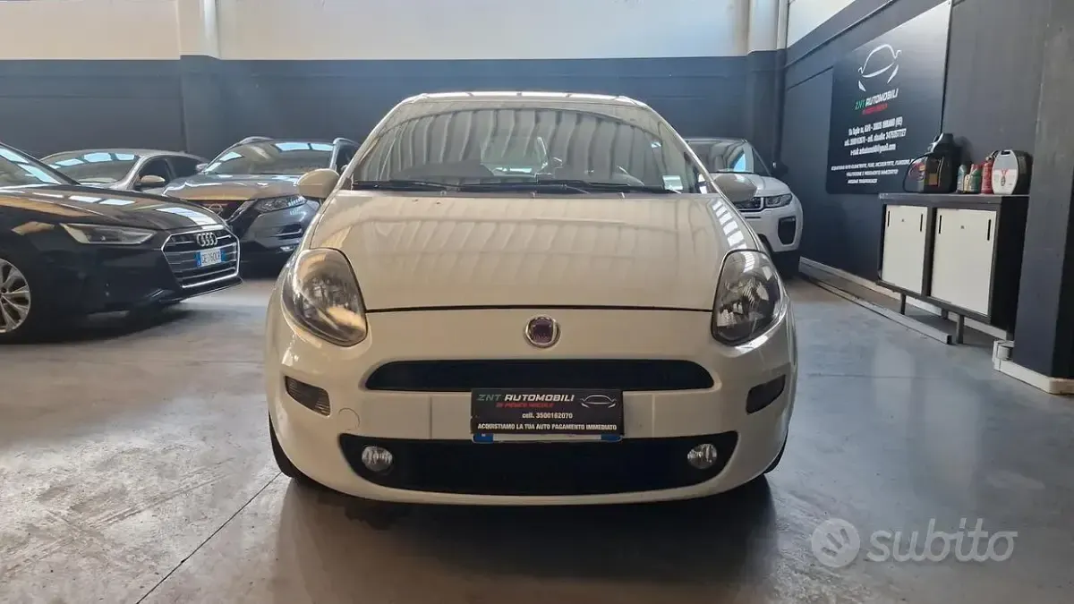 Usata Fiat Punto Easy 75 CV (55 kW) 2012 Bianco Utilitaria