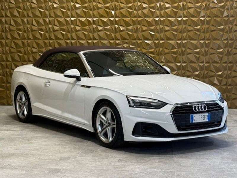 Usata Audi A5 Cabriolet Advanced Plus 204 CV (150 kW) 2022 Bianco Cabrio