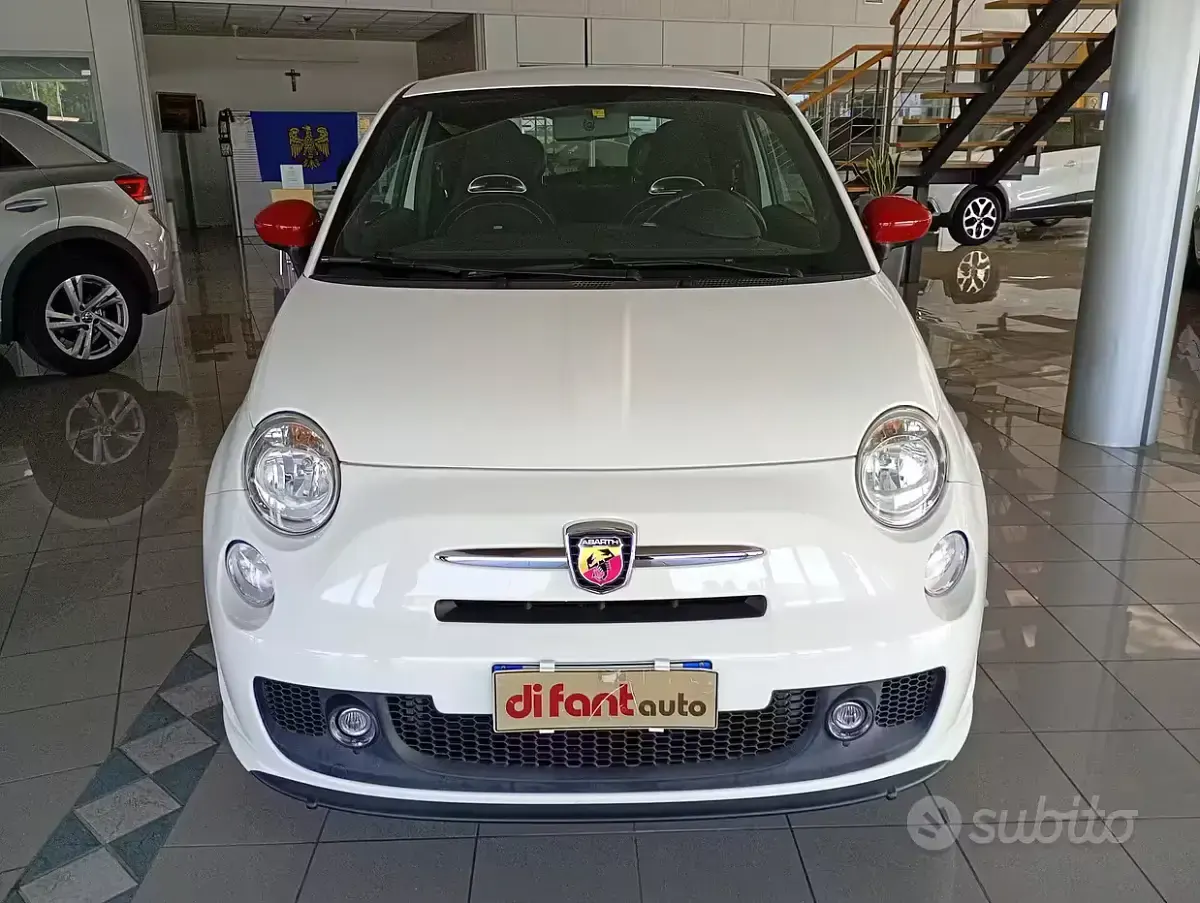 Usata Abarth 595 140 CV (102 kW) 2016 Bianco Berlina