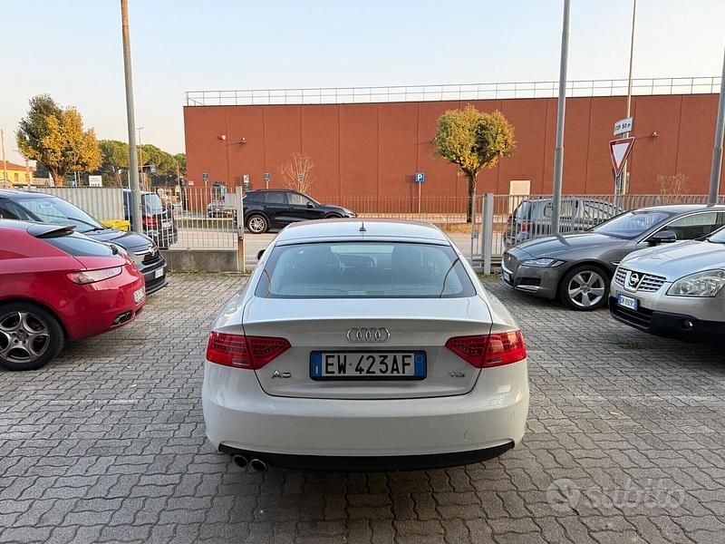 Usata Audi A5 Advanced 177 CV (130 kW) 2014 Bianco Coupé