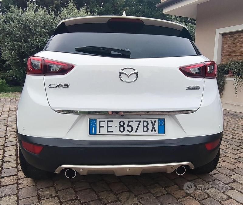 Usata Mazda CX-3 Active 105 CV (77 kW) 2016 Bianco SUV