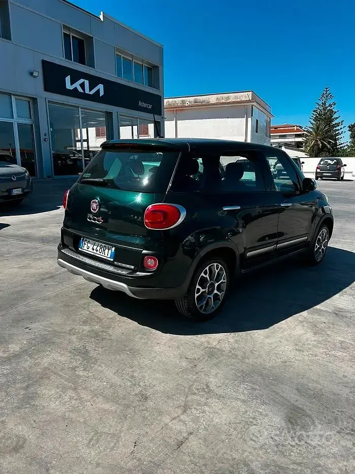 Usata Fiat 500L Trekking 95 CV (69 kW) 2017 Verde Monovolume