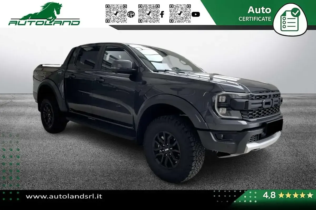 Nuova Ford Ranger Raptor 209 CV (153 kW) 2026 Grigio Pick-up