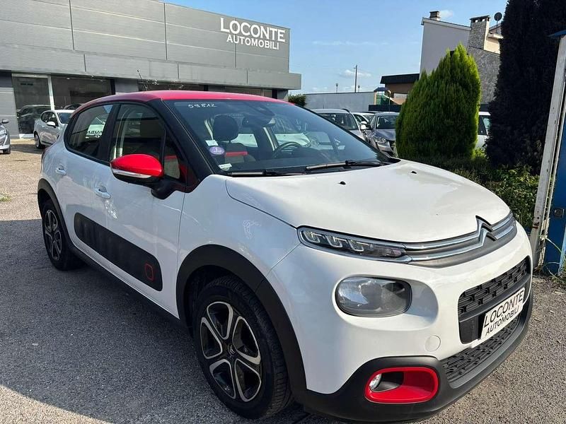 Bianco Usata 2020 Citroën C3 PureTech Due volumi | 9490 € (Super prezzo) - Immagine 1/3