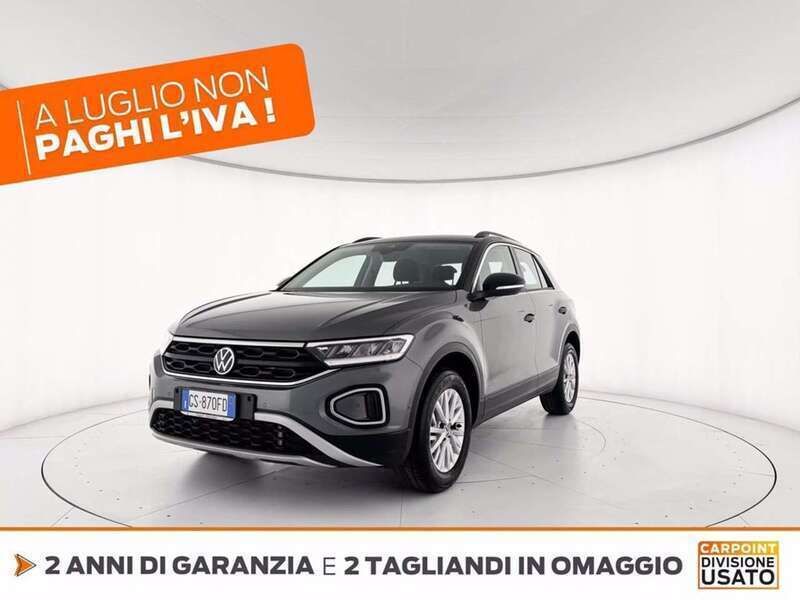 Grigio Usata 2024 VW T-Roc Life SUV | 23.920 € (Super prezzo) - Immagine 1/2