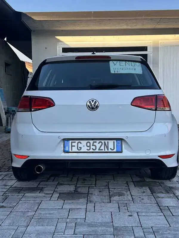 Usata VW Golf VII Edition 110 CV (80 kW) 2016 Bianco Berlina
