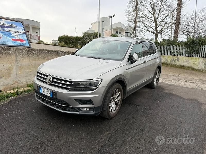 Usata VW Tiguan Advance 190 CV (139 kW) 2017 Grigio SUV