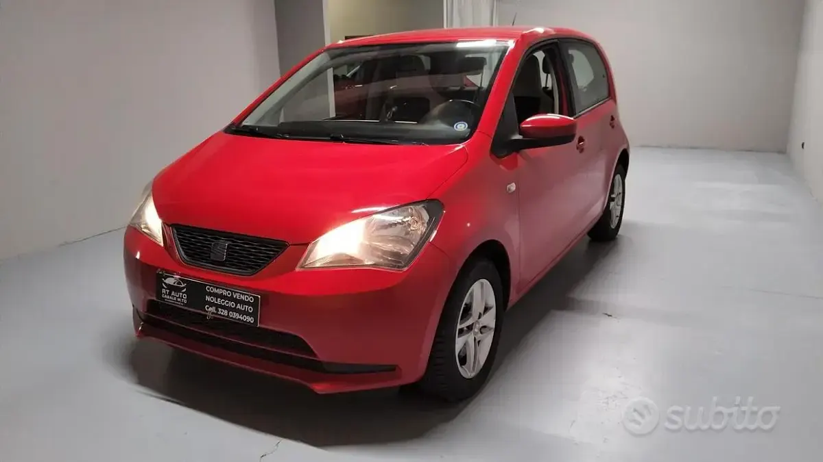 Usata Seat Mii Reference 60 CV (44 kW) 2012 Rosso Utilitaria