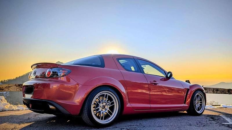 Usata Mazda RX8 231 CV (169 kW) 2008 Rosso Coupé