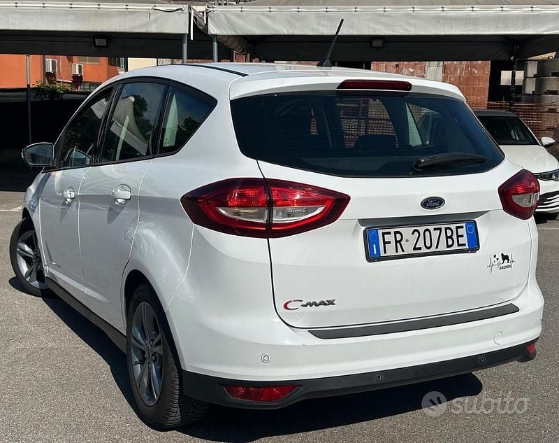 Usata Ford C-MAX Titanium 120 CV (88 kW) 2018 Bianco Monovolume
