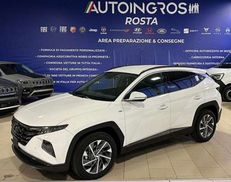 Bianco Usata 2023 Hyundai Tucson SUV | 28.900 € (Buon prezzo) - Immagine 1/4