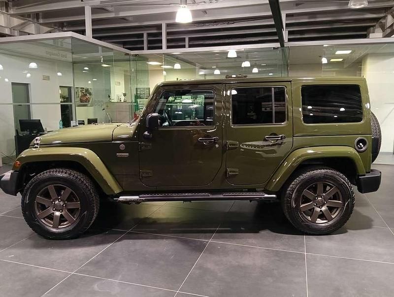 Usata Jeep Wrangler Unlimited 200 CV (147 kW) 2016 Verde SUV