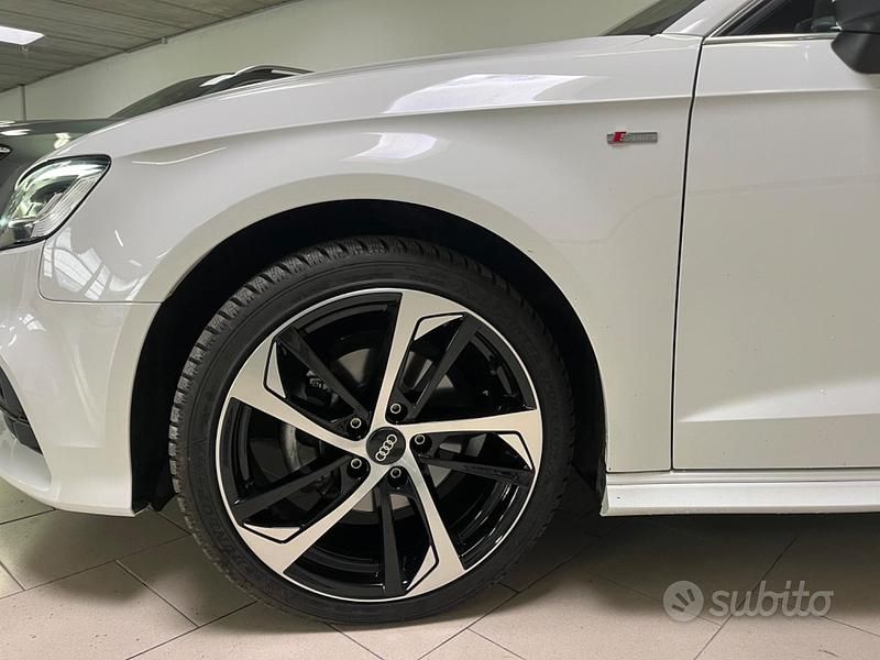 Usata Audi A3 S-Line 116 CV (85 kW) 2019 Bianco Berlina