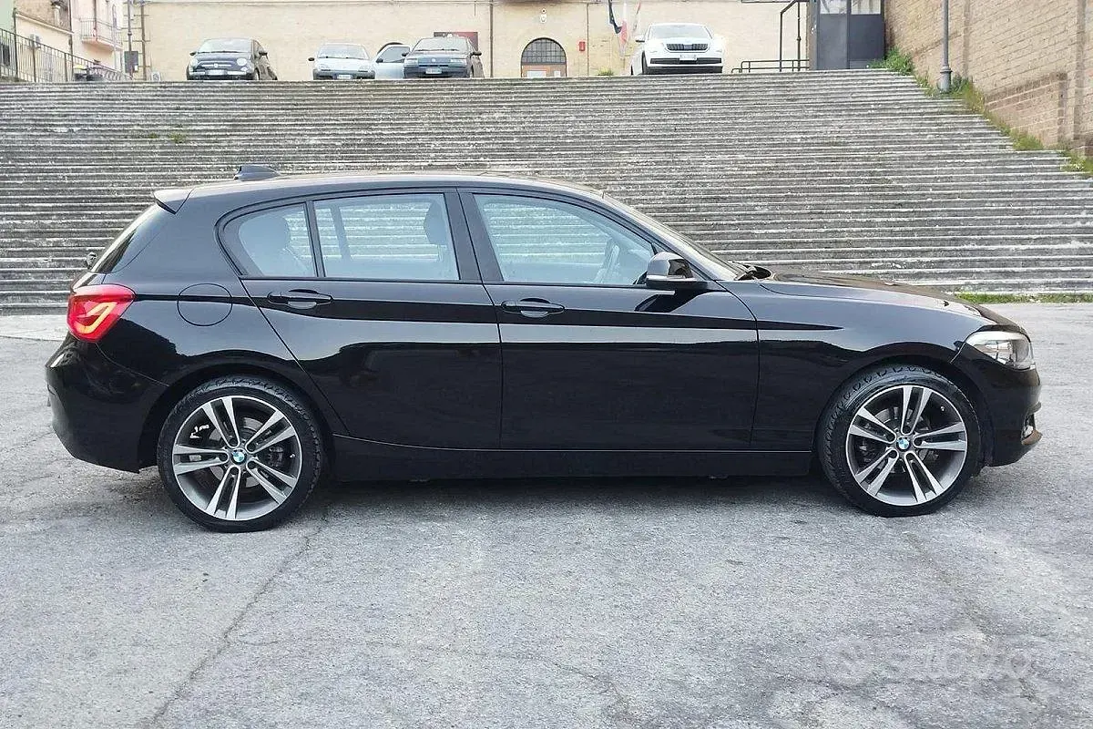 Usata BMW 114 Efficient Dynamics 95 CV (69 kW) 2019 Nero Utilitaria