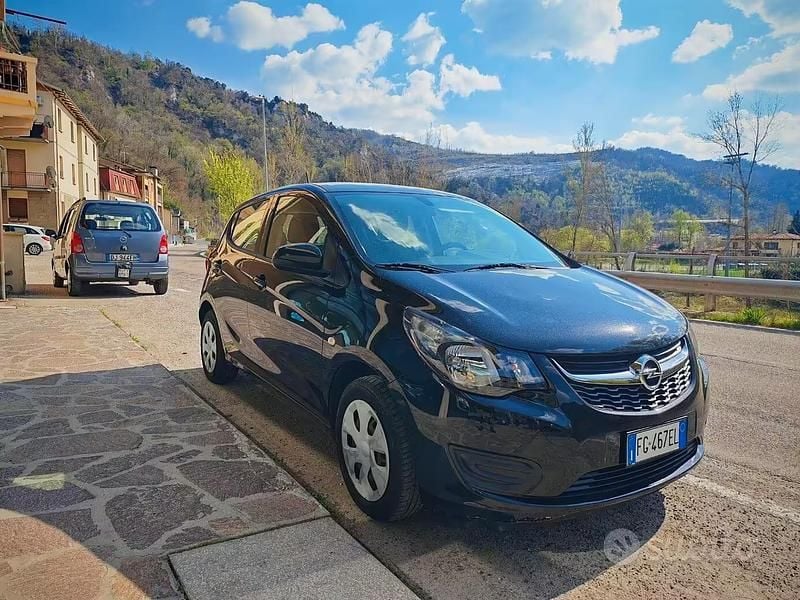 Usata Opel Karl 75 CV (55 kW) 2017 Nero Utilitaria