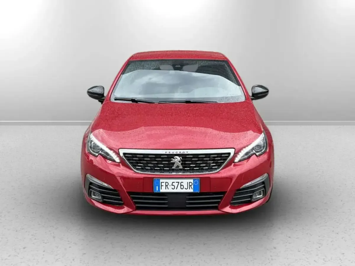 Usata Peugeot 308 GT-line 131 CV (96 kW) 2018 Rosso Berlina
