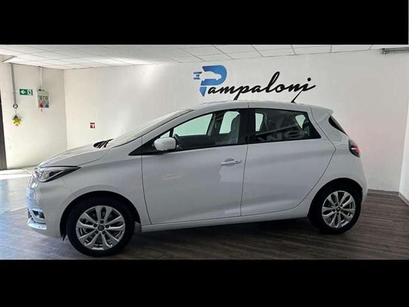 Usata Renault Zoe Zen 80 kW (109 CV) 2020 Bianco pastello Utilitaria