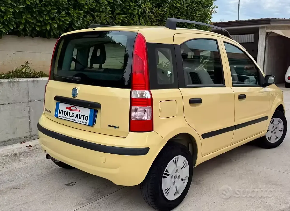 Usata Fiat Panda Dynamic 69 CV (50 kW) 2007 Giallo Utilitaria
